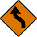 W1 series Horizontal alignment-Single lane shift (left)