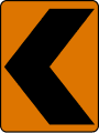 W1 series Horizontal alignment-Chevron (left)
