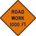 W20 series Work zones-Road work (distance) ahead
