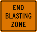 W22 series Blasting zones-End blasting zone