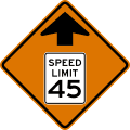 W3 series Advance traffic control- ahead