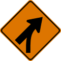 W4 series Lanes and merges-Merge right (entering roadway)