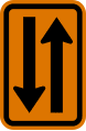 W6 series Divided highway-Narrow two-way traffic