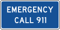 D12 series Radio, telephone and carpool information-Emergency call 911