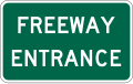 D13 series Crossover and freeway entrance-Freeway entrance