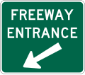 D13 series Crossover and freeway entrance-Freeway entrance