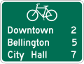D2 series Distance-Bicycle Distance (3-lines)