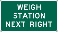 D8 series Weigh station-Weigh station next right