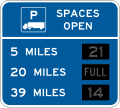 Motorist services-Truck parking availability - distance
