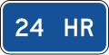 Motorist services-24 HR (plaque)