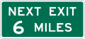 E2 series Next exit-Next Exit (2 Lines) (Plaques)