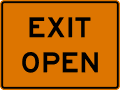 E5 series Exit gore-Exit Open