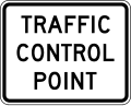 Emergency management signs-Traffic Control Point