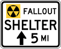 Emergency management signs-Fallout Shelter
