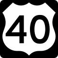 M1 series Route shields-US route marker (2 digits)