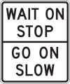 R1 series Stop and yield-Wait on stop - Go on slow