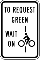 R10 series Traffic signal-Bicycles to request green wait on line