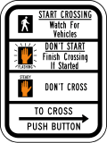 R10 series Traffic signal-Crosswalk signal instructions