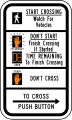 R10 series Traffic signal-Crosswalk signal instructions