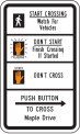 R10 series Traffic signal-Crosswalk signal instructions