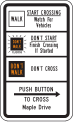 R10 series Traffic signal-Crosswalk signal instructions