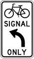 R10 series Traffic signal-Bicycle signal mandatory movement (turn)
