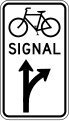 R10 series Traffic signal-Bicycle signal optional movement (thru and turn)