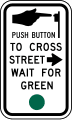 R10 series Traffic signal-Push button to cross street, wait for green
