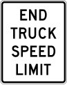 R2 series Speed limit-End truck speed limit