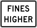R2 series Speed limit-Fines higher (plaque)