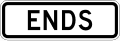 R3 series Lane usage and turns-Ends (plaque)