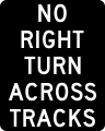 R3 series Lane usage and turns-No right turn for train (Activated, Blank-Out)