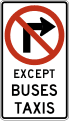 R3 series Lane usage and turns-No right turn except buses and taxis