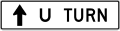 R3 series Lane usage and turns-U turn (straight arrow) (used at jug handles)
