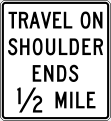 R3 series Lane usage and turns-Travel on shoulder ends (distance)