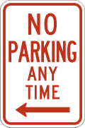 R7 series Parking-No parking any time