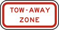R7 series Parking-Tow away zone (plaque)