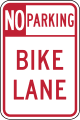 R7 series Parking-No parking, bike lane
