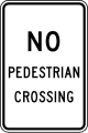 R9 series Bicycles and pedestrians-No pedestrians crossing