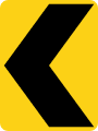 W1 series Horizontal alignment-Chevron (left)