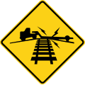 W10 series Railroad crossings-Low ground clearance railroad crossing