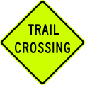 W11 series Advance warnings-Trail crossing