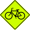 W11 series Advance warnings-Bicycle