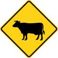W11 series Advance warnings-Cattle