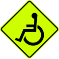 W11 series Advance warnings-Handicapped