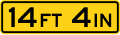W12 series Low clearance warnings-Low Clearance (Overhead)