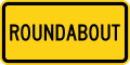 W16 series Supplemental plaques-Roundabout junction plaque