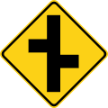 W2 series Intersections-Offset side roads (right and left)