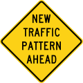 W23 series Slow traffic-New traffic pattern ahead