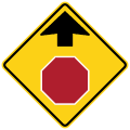 W3 series Advance traffic control- ahead